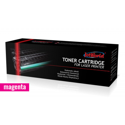 Toner cartridge JetWorld Magenta Glossy OKI C823, C833, C843 replacement 46471102 