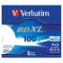 Verbatim 43789 BD-RXL Hard Coat, 5-pack Jewel box, 100GB, 4x