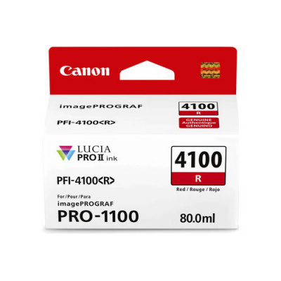 Canon PFI-4100 6785C001 červená (red) originální cartridge
