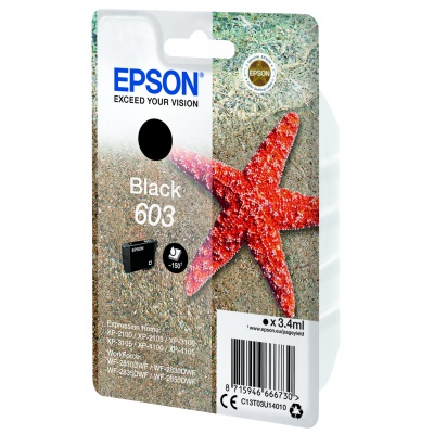Epson 603 C13T03U14010 černá (black) originální cartridge
