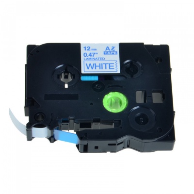 Kompatibilní páska s Brother TZ-233 / TZe-233, 12mm x 8m, modrý tisk / bílý podklad