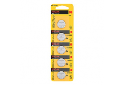 Baterie jednorázová lithiová, knoflíková, CR2025, 3V, Kodak, blistr, 5-pack, KOD-2025BL5