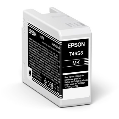 Epson T46S8 C13T46S800 matná černá (matte black) originální cartridge