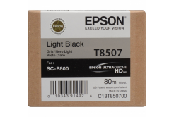 Epson T8507 světle černá (light black) originální cartridge