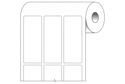 Brady BPT-625-499 / 217085, termo papírové etikety, 25.40 mm x 66.68 mm