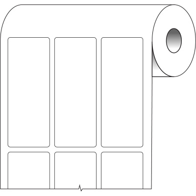 Brady BPT-625-499 / 217085, termo papírové etikety, 25.40 mm x 66.68 mm