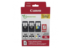 Canon PG-560 2x + CL-561 3712C012 barevná (CMYK) sada originální cartridge