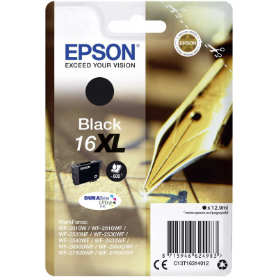 Epson 16XL C13T16314012 černá (black) originální cartridge