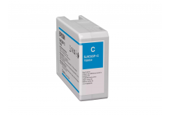 Epson SJIC55-C C13T58C240 pro ColorWorks, azurová (cyan) originální cartridge