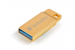 VERBATIM Flash Disk 64GB Metal Executive, USB 3.0, zlatá