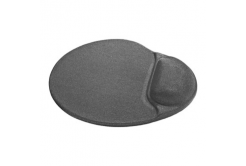 Podložka pod myš, polyuretan, šedá, 26x22.5cm, 5mm, Defender, lycrový povrch