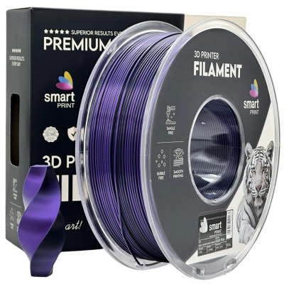 Smart Print FG-S102-E1, 3D filament, PLA Dual Color, Black Purple, 1kg, 1,75mm