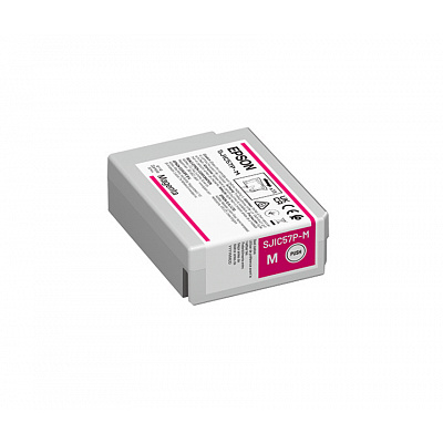 Epson SJIC57P-M C13T58J340 pro ColorWorks, purpurová (magenta) originální cartridge