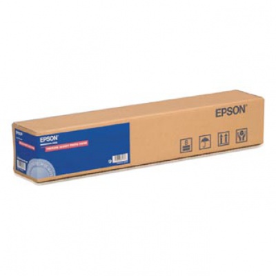 Epson 610/30.5/Premium Glossy Photo Paper Roll, 610mmx30.5m, 24", C13S041390, 166 g/m2, foto papír, bílý
