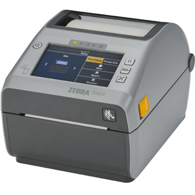 Zebra ZD621d ZD6A143-D0EF00EZ DT, 8 dots/mm (300 dpi), tiskárna štítků, EPLII, ZPLII, USB, odlepovač, black (nástupce GC420t)