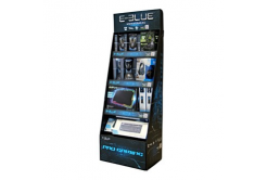 E-Blue - stojan velký, 175 x 61 x 40 cm, lepenka
