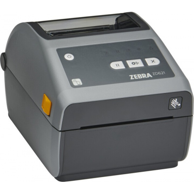 Zebra ZD621d ZD6A043-D4EF00EZ DT, 12 dots/mm (300 dpi), tiskárna štítků, RTC, USB, USB Host, RS232, BT (BLE), Ethernet, řezačka, grey (nástupce GC420t)