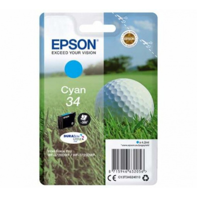 Epson T346240 C13T34624020 azurová (cyan) originální cartridge