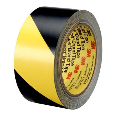 3M 766 PVC páska žluto-černá, 50 mm x 33 m