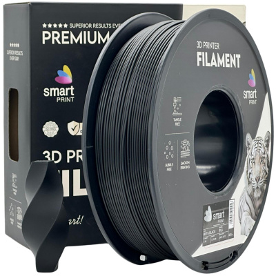 Smart Print FG-S81-E1, 3D filament, PLA, Meta Black, 1kg, 1,75mm