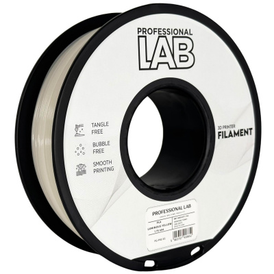 Professional Lab FG-P41-E1, 3D filament, PLA, Luminous Yellow, 1kg, 1,75mm