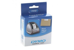 Dymo 11352, S0722520, 25mm x 54mm, bílé papírové štítky pro zpáteční adresu