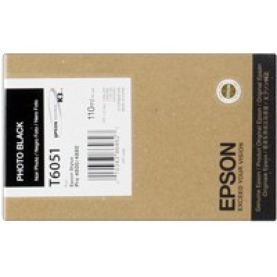 Epson T6051 photo černá (photo black) originální cartridge