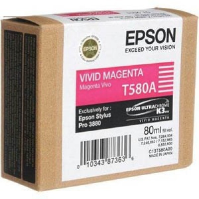 Epson T580A00 purpurová (magenta) originální cartridge