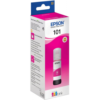 Epson 101 C13T03V34A purpurový (magenta) originální inkoust