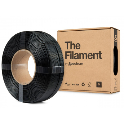 "The Filament" by Spectrum TF-24253, ReFill, PETG Lite, 1.75mm, BLACK, 1kg