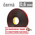3M VHB™ 5925-F, tl. 0,6 mm; černá oboustranně silně lepicí akrylová páska 9 mm x 3 m