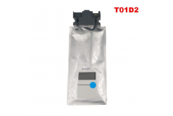 Epson T01D2, C13T01D200 XXL azurová (cyan) kompatibilní cartridge