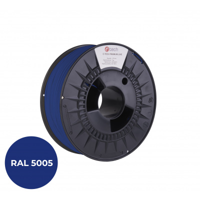 C-Tech 3DF-P-ASA1.75-5005 3D filament, PREMIUM LINE, ASA, signální modrá, RAL5005, 1,75mm, 1kg
