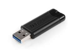 VERBATIM Flash Disk PinStripe USB 3.0, 32GB - černá