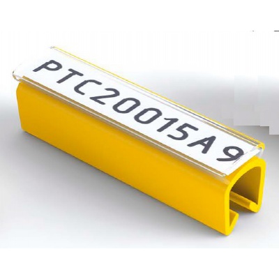 Partex PTC20021A4, žlutý, 200ks, (3-4mm), PTC nacvakávací pouzdro na štítky