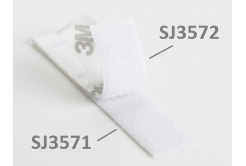 3M Hook & Loop™ SJ3572, bílý, háčky 25 mm x 45,7 m