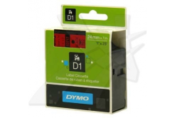 Dymo D1 53717, S0720970, 24mm x 7m černý tisk / červený podklad, originální páska