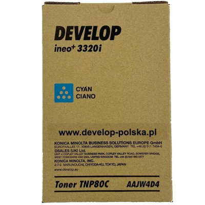 Develop TNP-80 AAJW4D4 azurový (cyan) originální toner