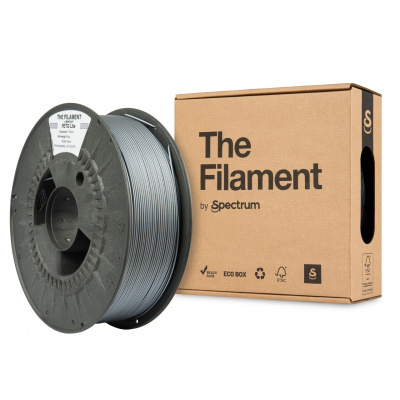 "The Filament" by Spectrum TF-24241, PETG Lite, 1.75mm, SILVER, 1kg