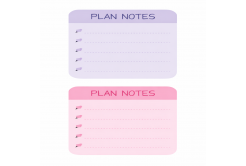 Niimbot A2A88398001, 50x75mm, 100ks, plánovač, barevné samolepicí štítky