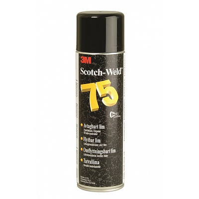 3M 75 Scotch-Weld™, přemístitelné lepidlo ve spreji, 500 ml