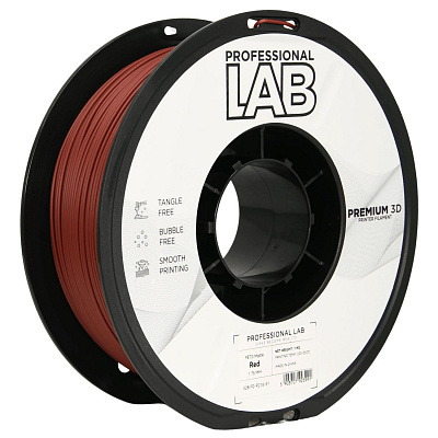 Professional Lab FG-P216-E1, 3D filament, PETG Matte, 1,75mm, 1000g, Červený (Red)