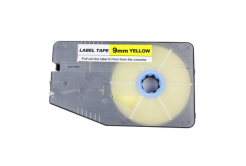 Samolepicí páska L-Mark LM509YL, 9mm x 8m, žlutá