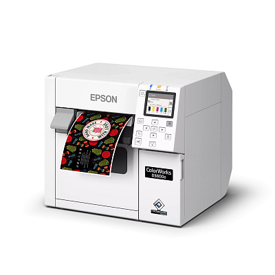 Epson ColorWorks D3800e C31CK03202, barevná tiskárna štítků USB, Ethernet, white