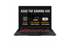 ASUS TUF Gaming A18/FA808UP-S8020/R7-260/18"/WUXGA/16GB/512GB/RTX 5070/bez OS/Gray/2R