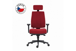 Powerton ERGO JANA Kancelářské ergonomické křeslo, Červené