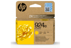 HP 924e 4K0U9NE#CE1 žlutá (yellow) originální cartridge, po expiraci