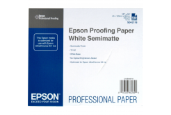 Epson S042118 Proofing Paper White Semimatte, foto papír, pololesklý, bílý, A3+, 250 Ám, 100 ks, S0