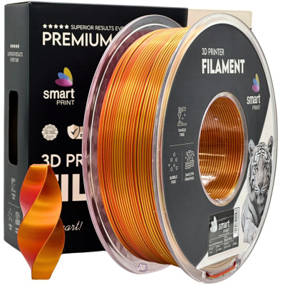 Smart Print FG-S100-E1, 3D filament, PLA Dual Color, Red Gold, 1kg, 1,75mm