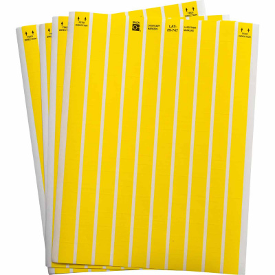 Brady LAT-29-747-10-YL / 029785, LaserTab Laser Printable Labels, 16.51 mm x 5.08 mm